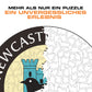 Newcastle United FC® Retro Logo - Holzpuzzle