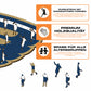 New Orleans Pelicans™ Logo - Holzpuzzle