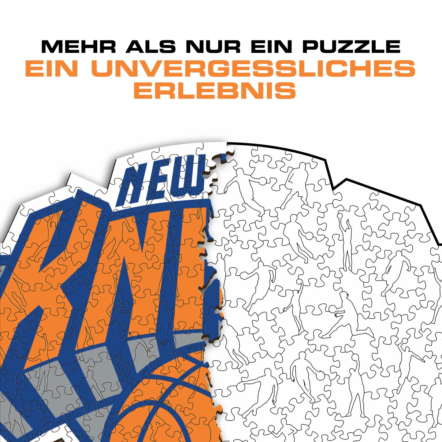 New York Knicks™ Logo - Holzpuzzle