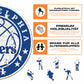 Philadelphia 76ers™ Logo - Holzpuzzle
