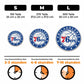 Philadelphia 76ers™ Logo - Holzpuzzle