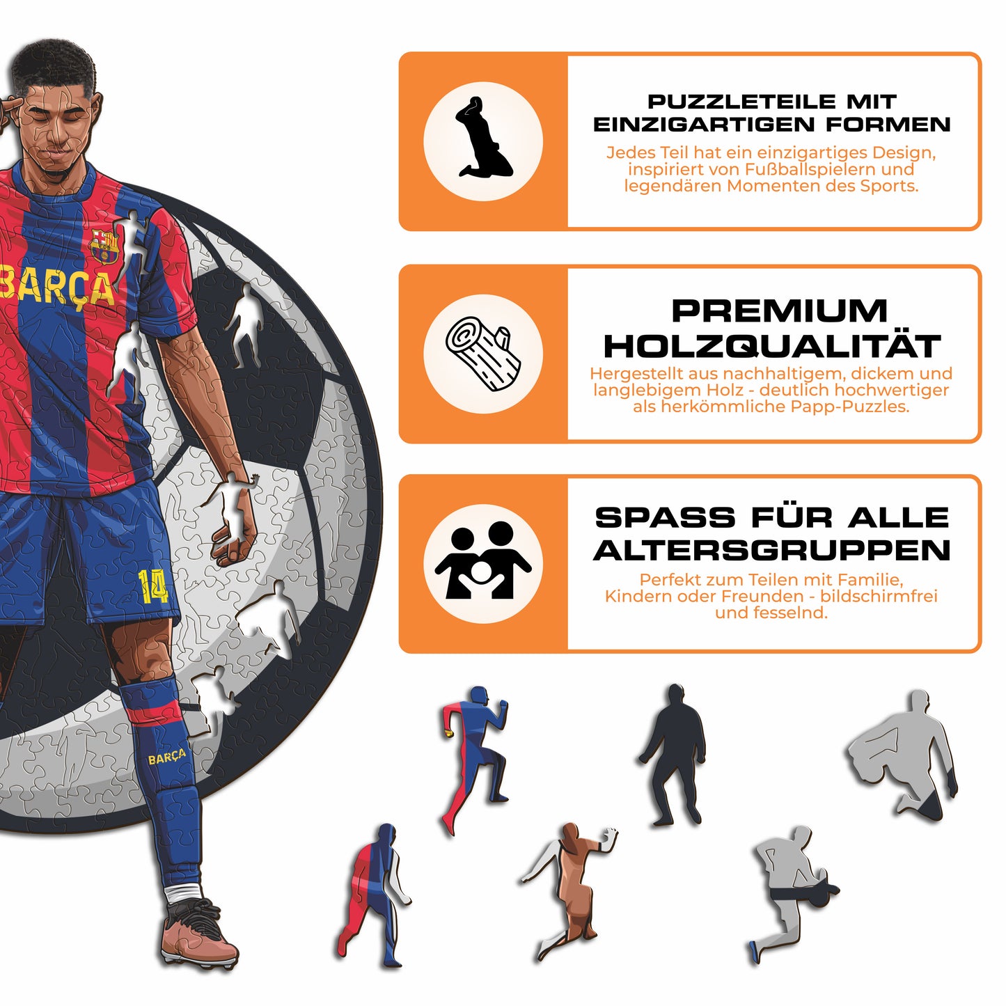 Marcus Rashford - Holzpuzzle