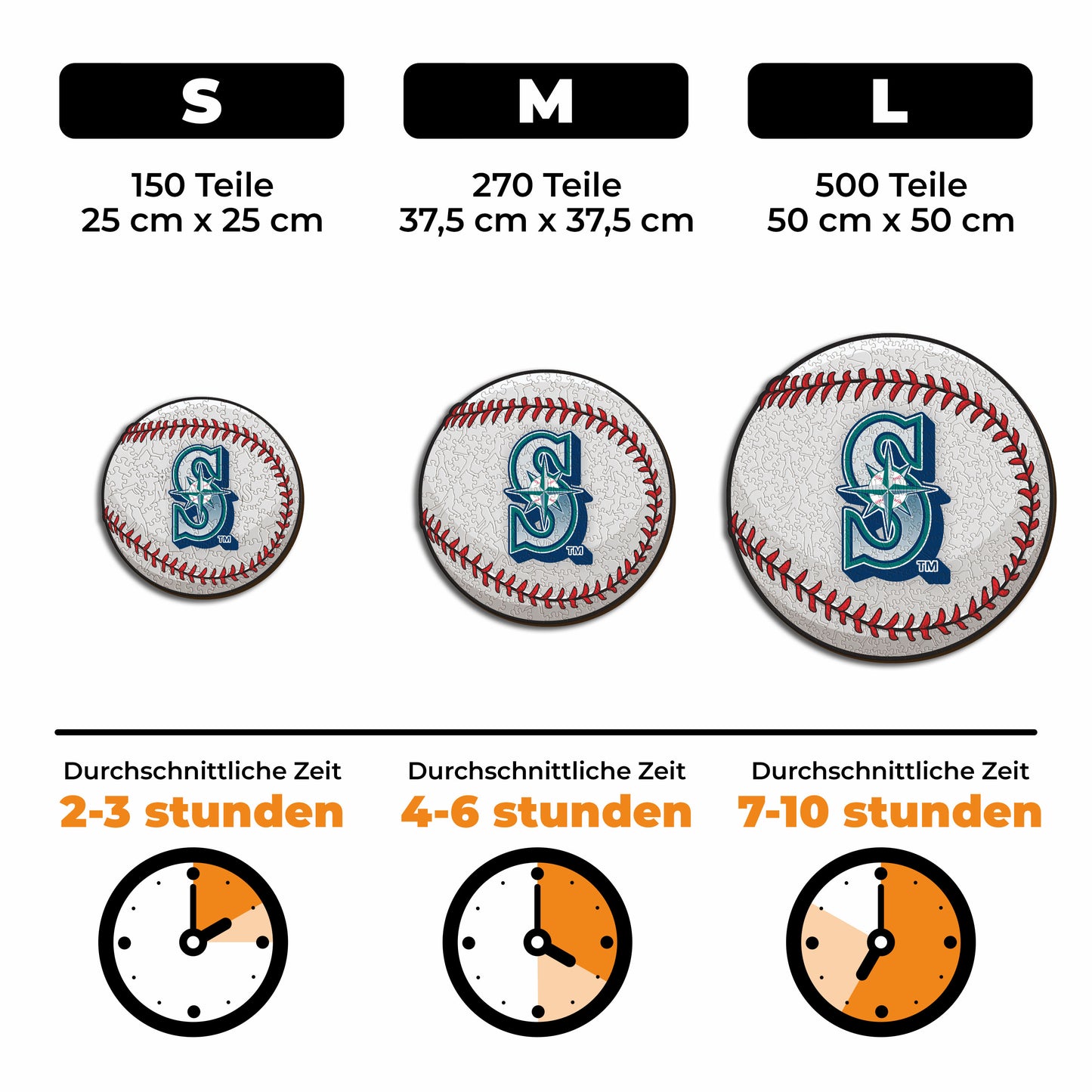 Seattle Mariners™ - Holzpuzzle