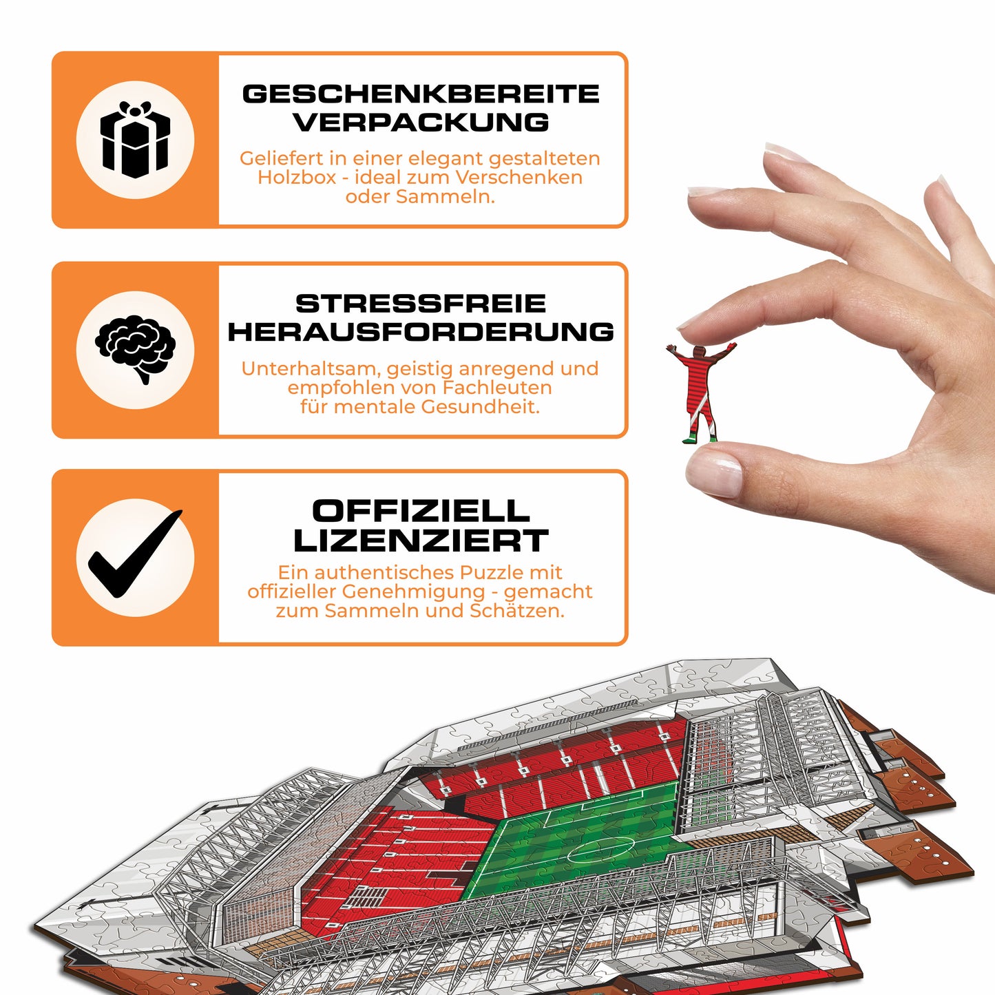 Liverpool FC® Anfield Stadium - Holzpuzzle