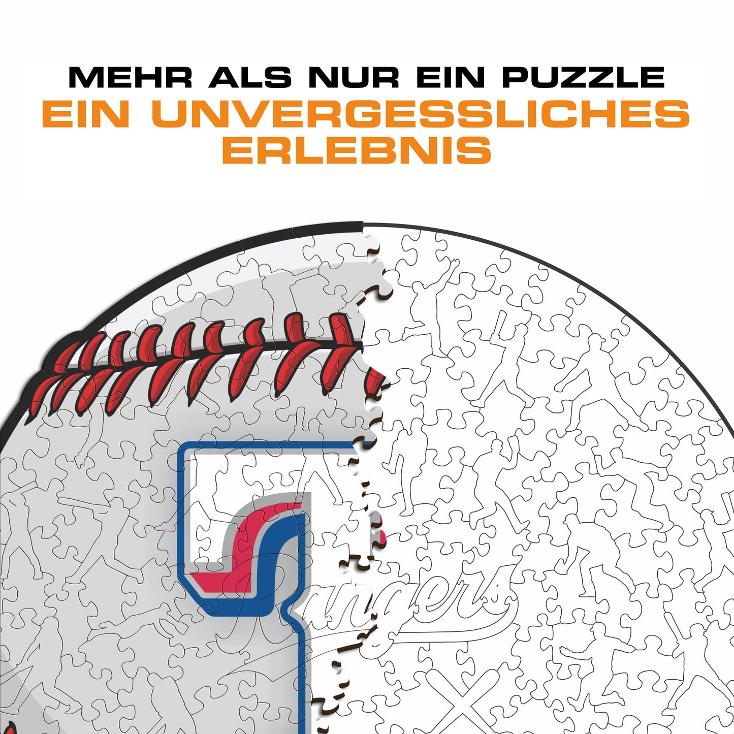 Texas Rangers™ - Holzpuzzle