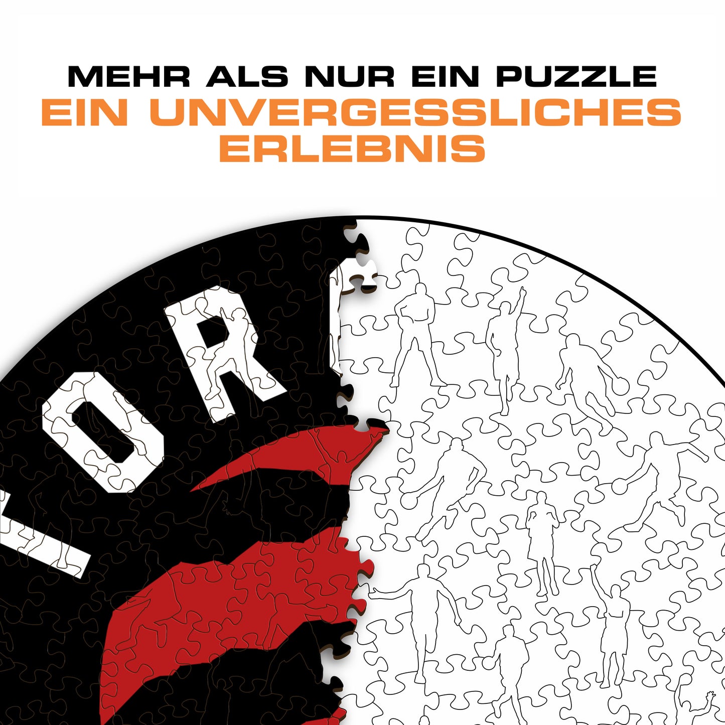 Toronto Raptors™ Logo - Holzpuzzle