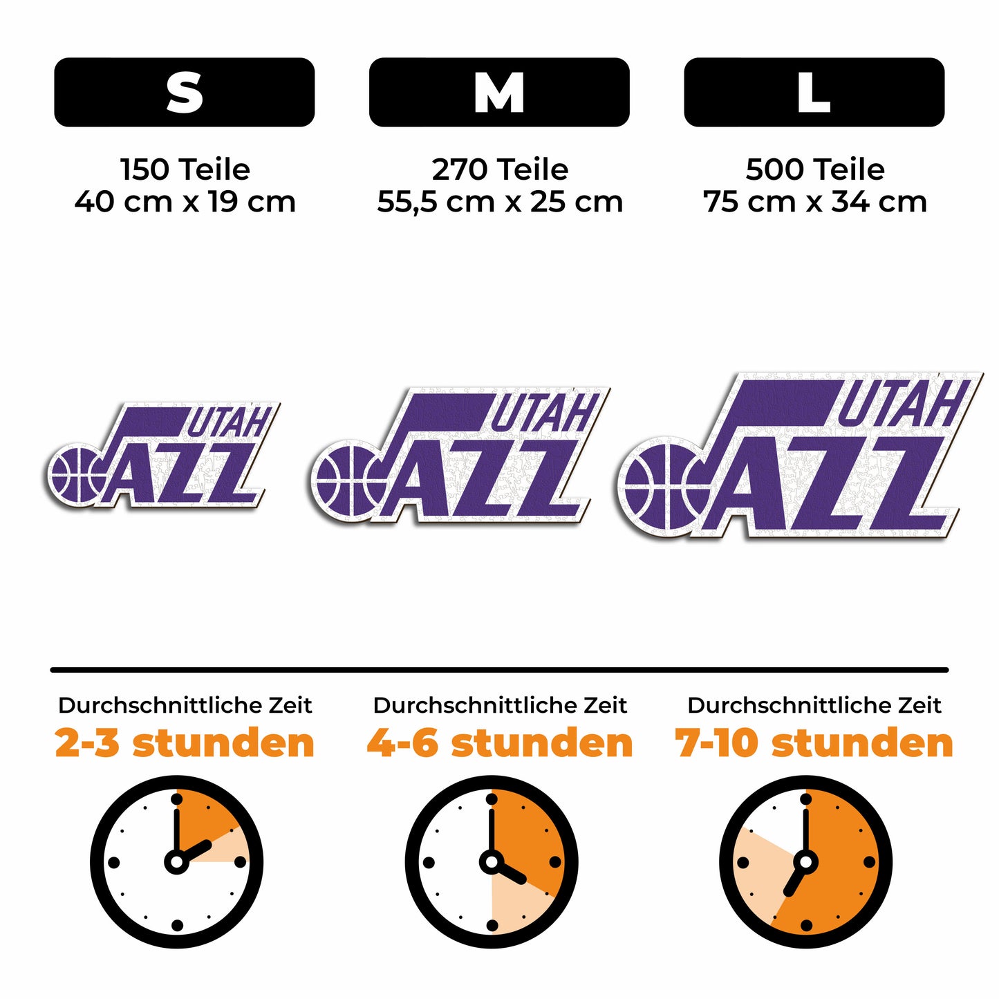 Utah Jazz™ - Holzpuzzle