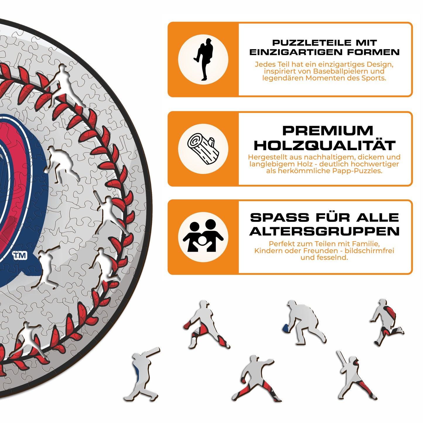 Washington Nationals™ - Holzpuzzle