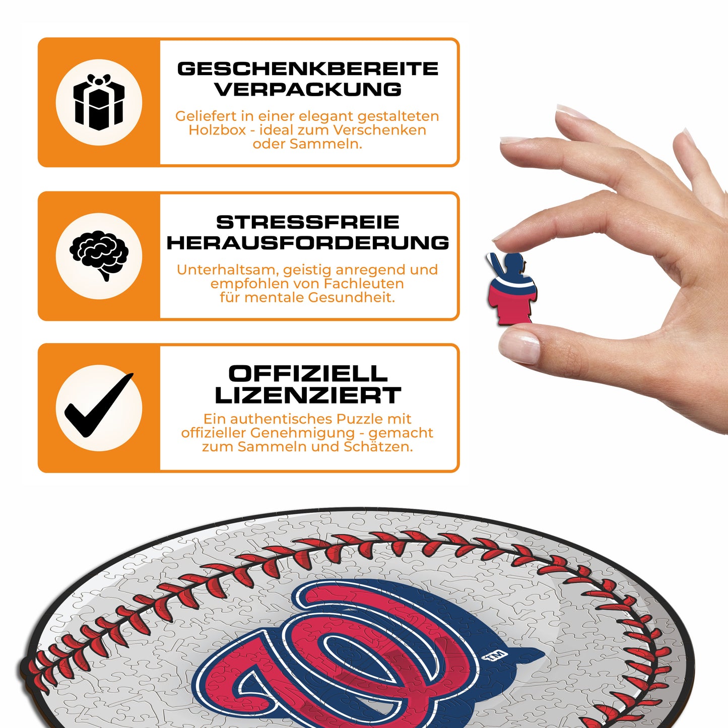 Washington Nationals™ - Holzpuzzle