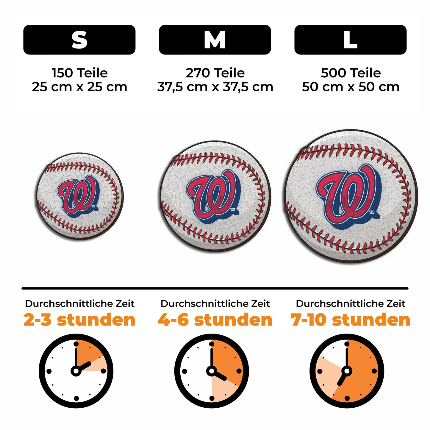 Washington Nationals™ - Holzpuzzle