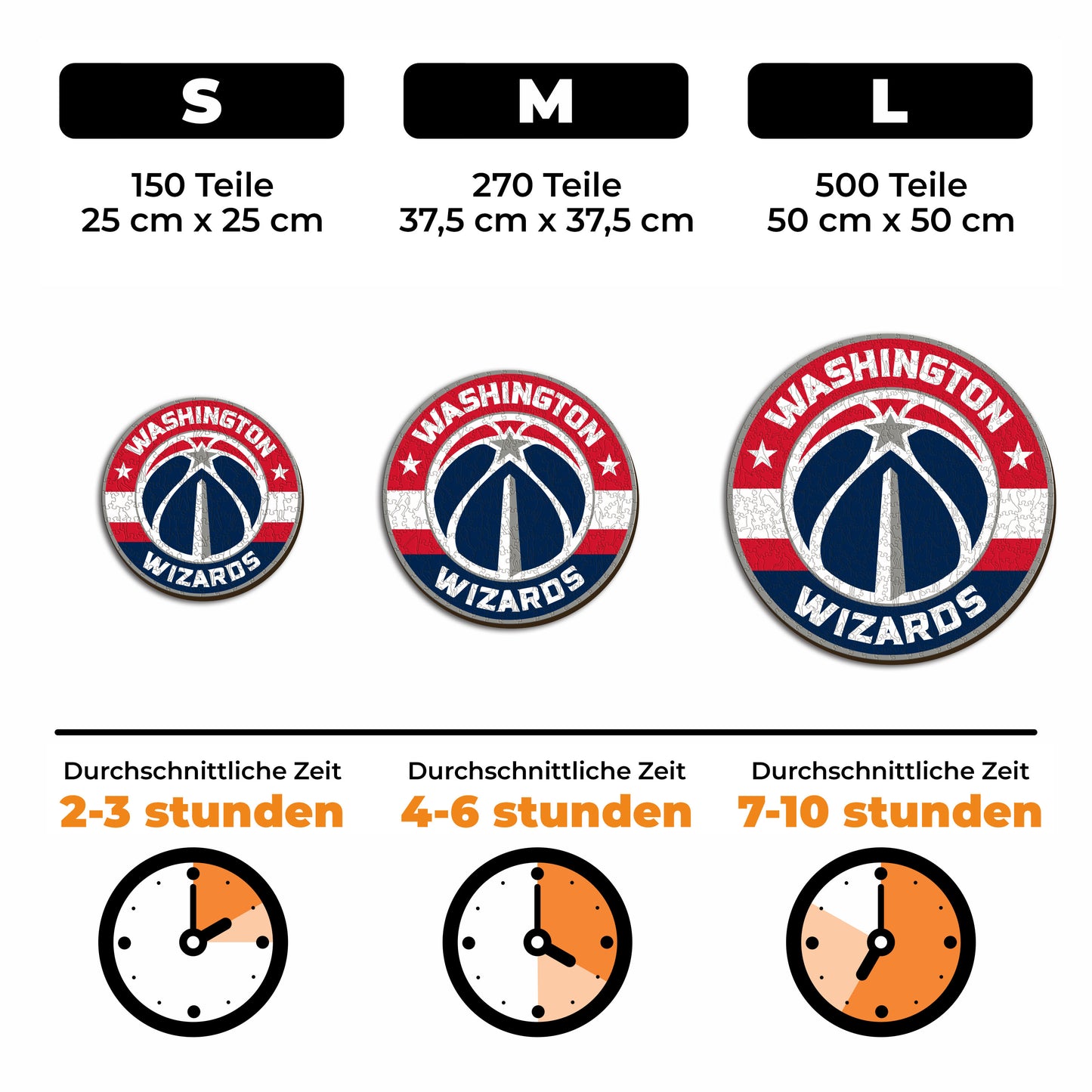 Washington Wizards™ Logo - Holzpuzzle