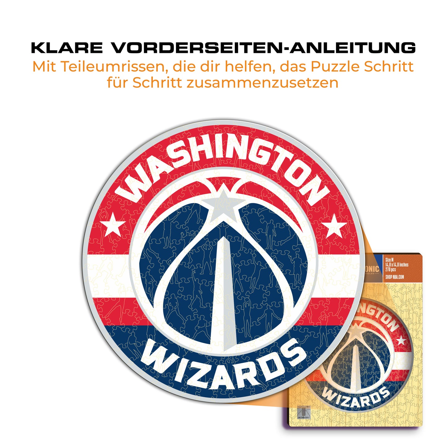 Washington Wizards™ Logo - Holzpuzzle