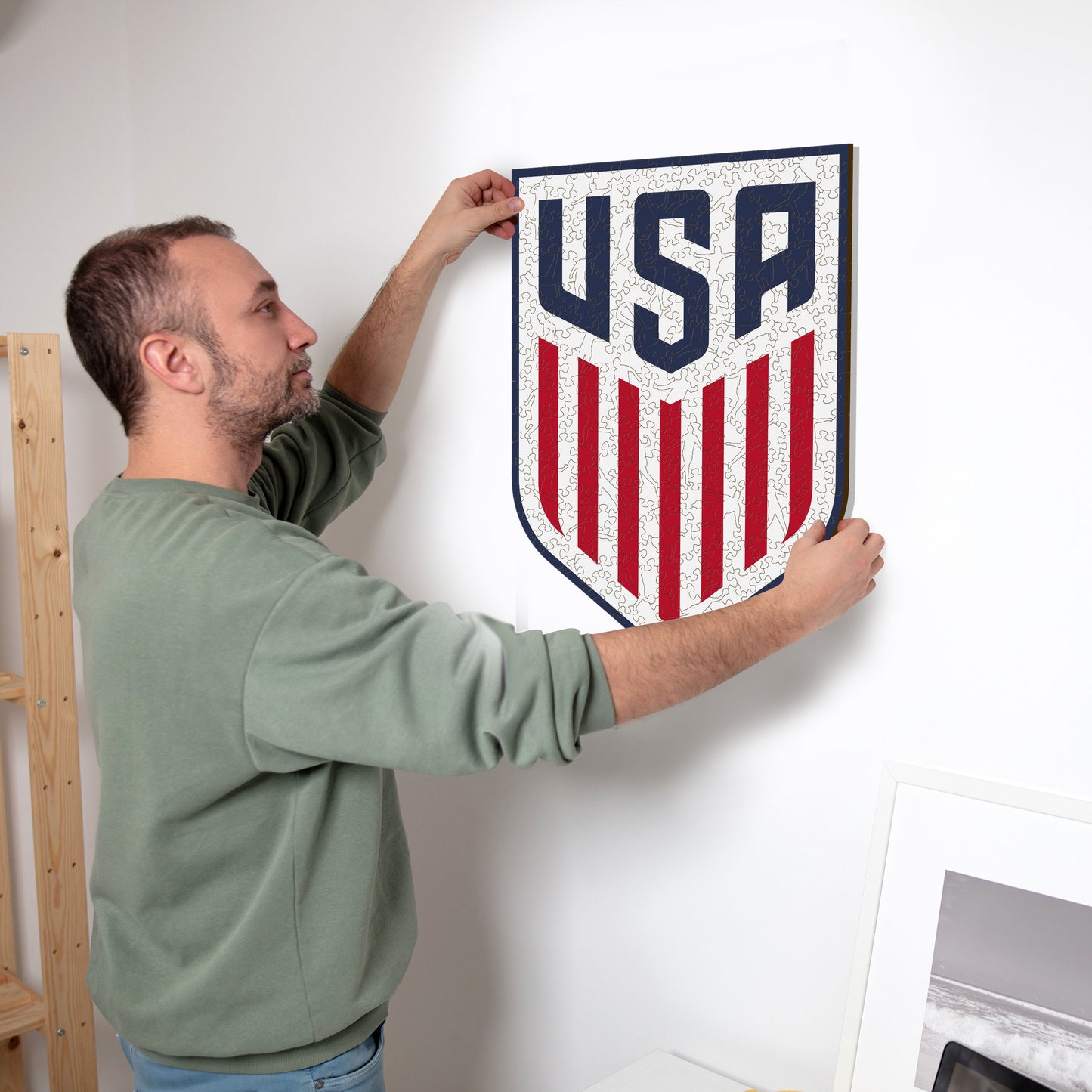 USMNT® Logo - Holzpuzzle