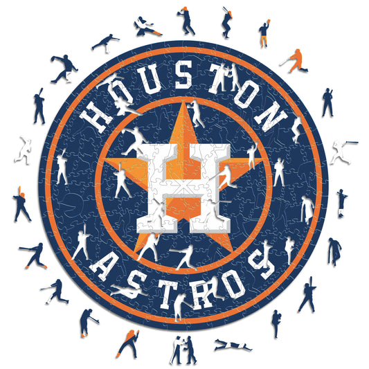 Houston Astros™ Logo - Holzpuzzle