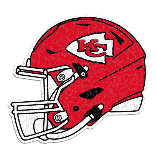 Kansas City Chiefs™ Helm - Holzpuzzle