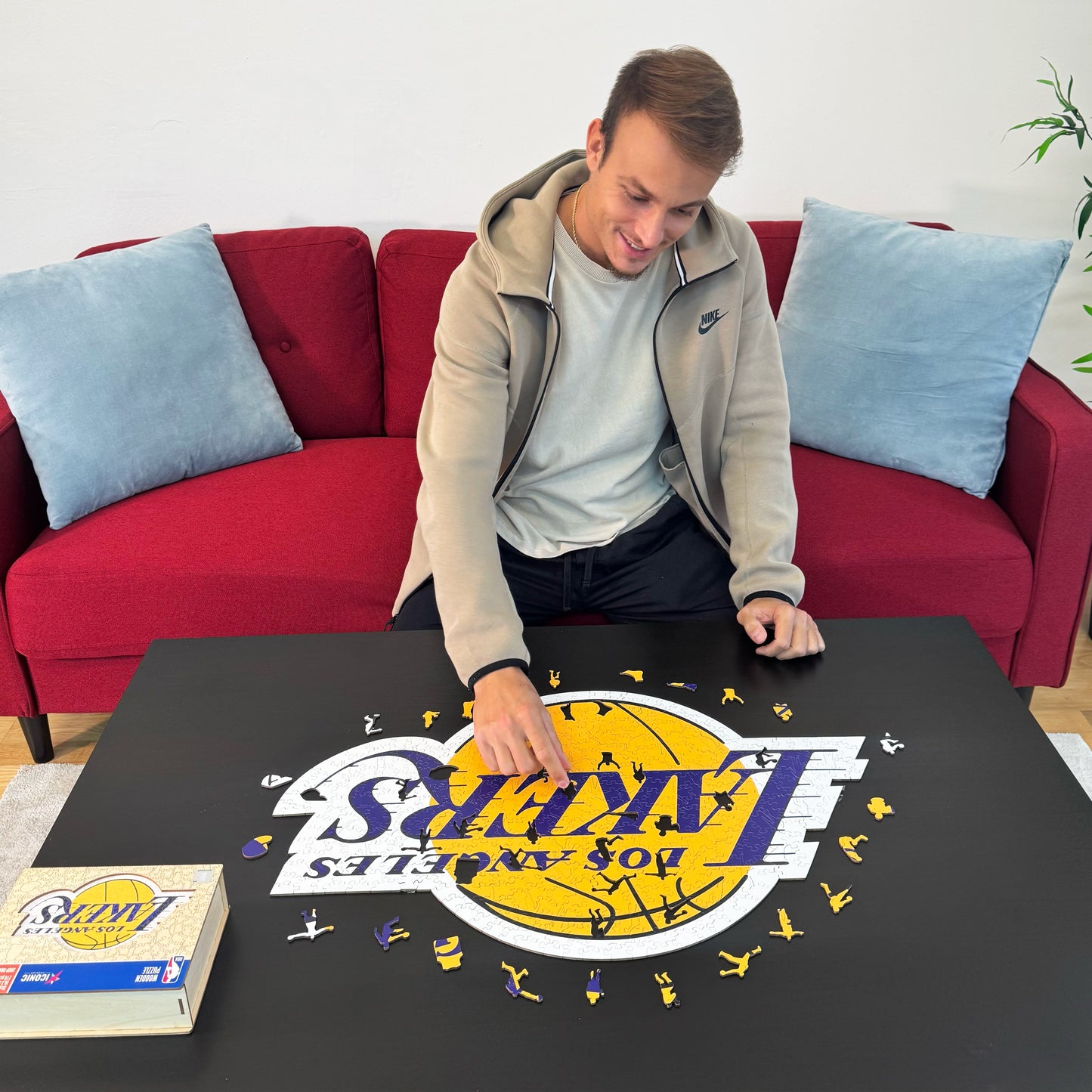 Los Angeles Lakers™ Logo - Holzpuzzle