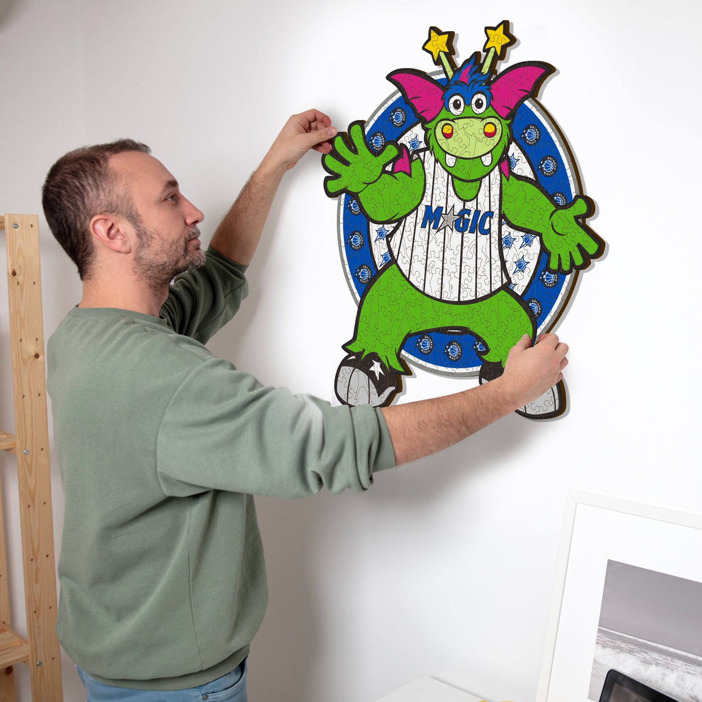 Orlando Magic™ Maskottchen - Holzpuzzle