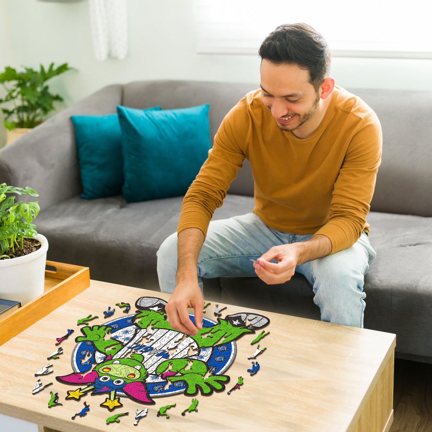 Orlando Magic™ Maskottchen - Holzpuzzle