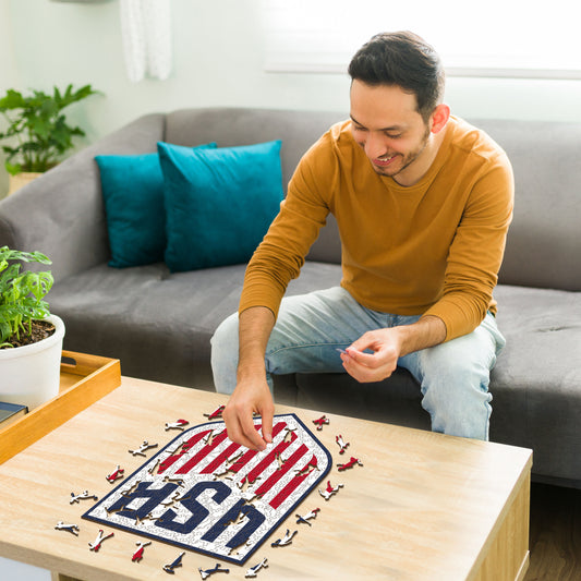 USMNT® Logo - Holzpuzzle