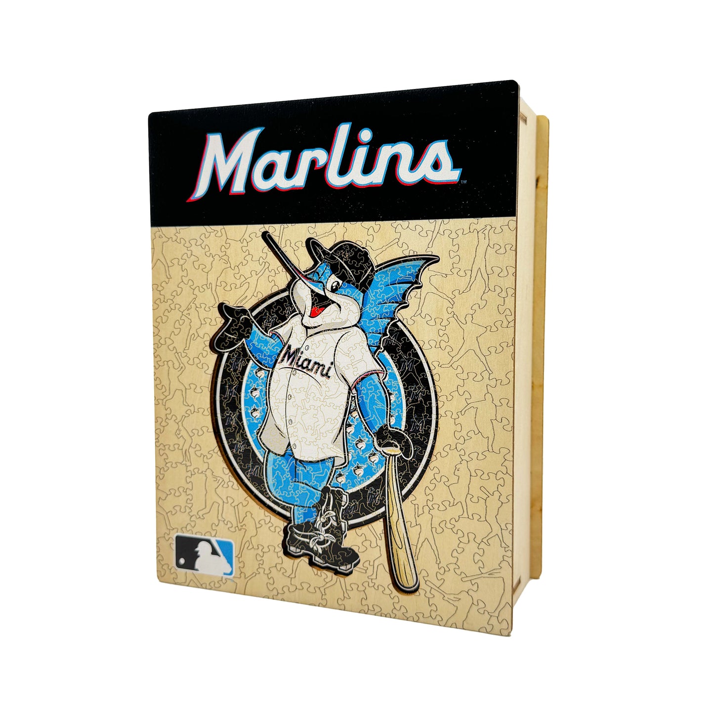 Miami Marlins™ Mascot - Holzpuzzle