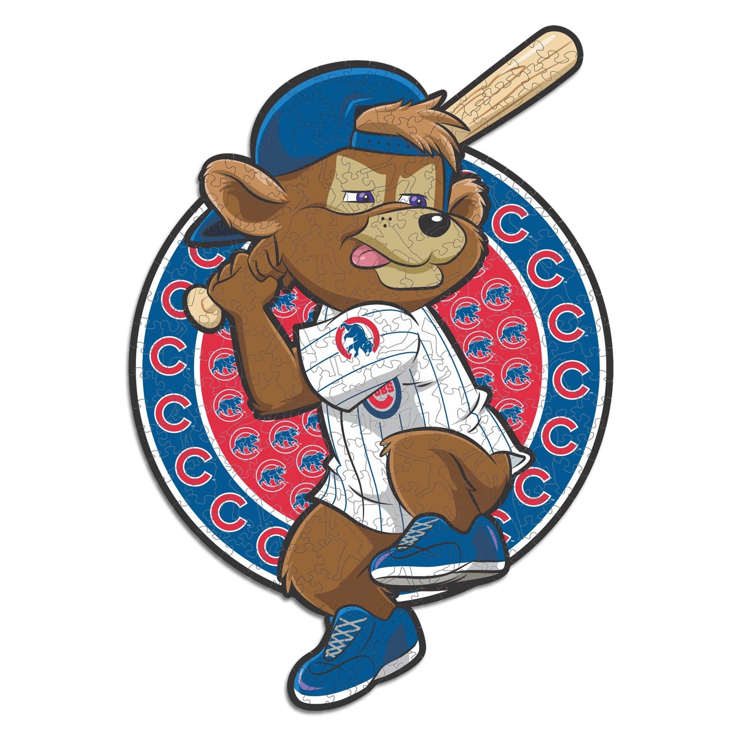 Chicago Cubs™ Mascot - Holzpuzzle