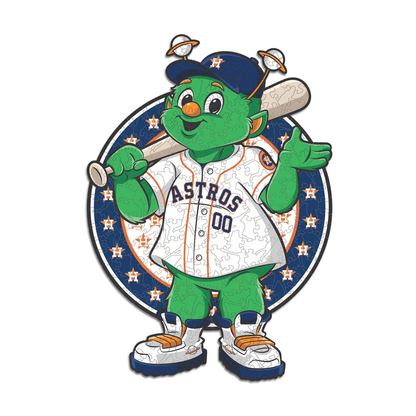 Houston Astros™ Mascot - Holzpuzzle