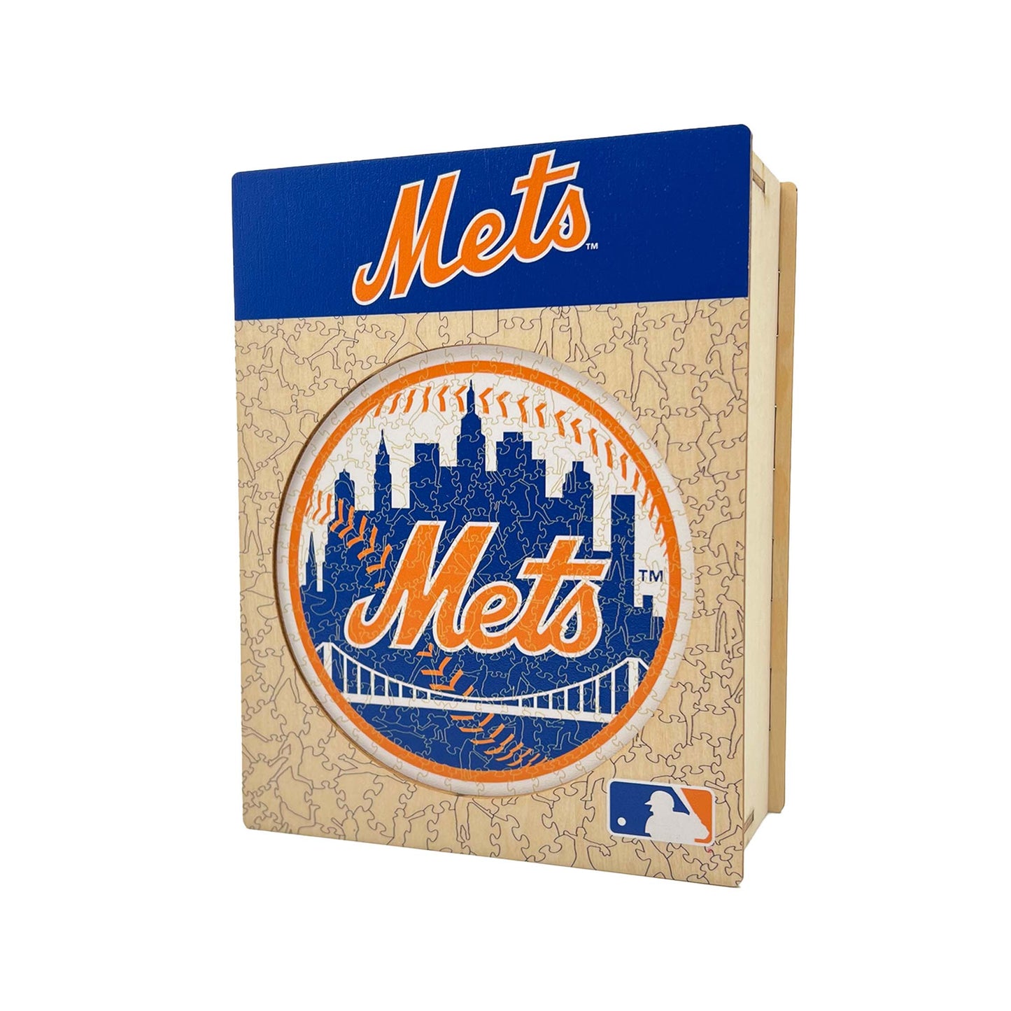 New York Mets™ Logo - Holzpuzzle