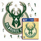 Milwaukee Bucks™ Logo - Holzpuzzle