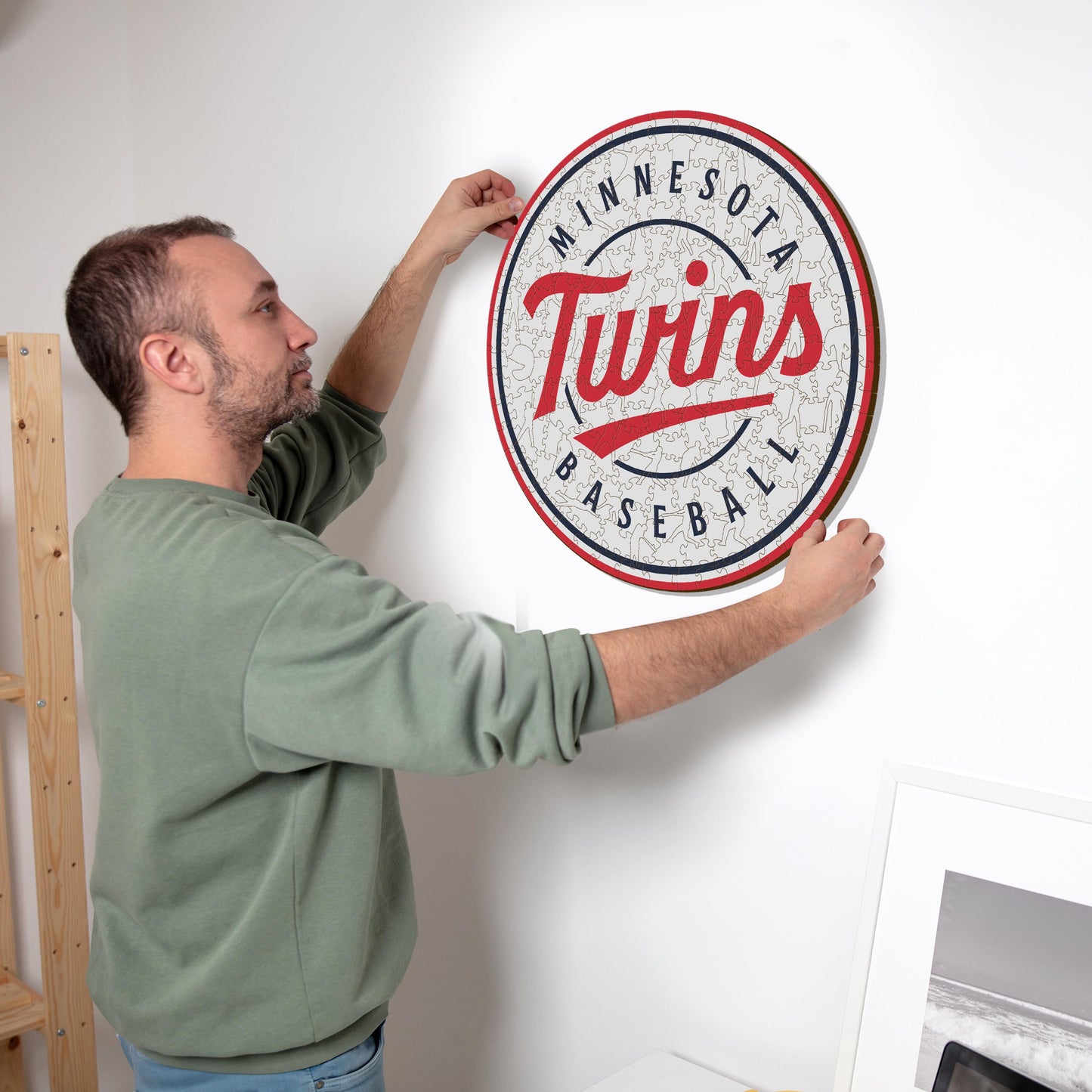 Minnesota Twins™ Logo - Holzpuzzle