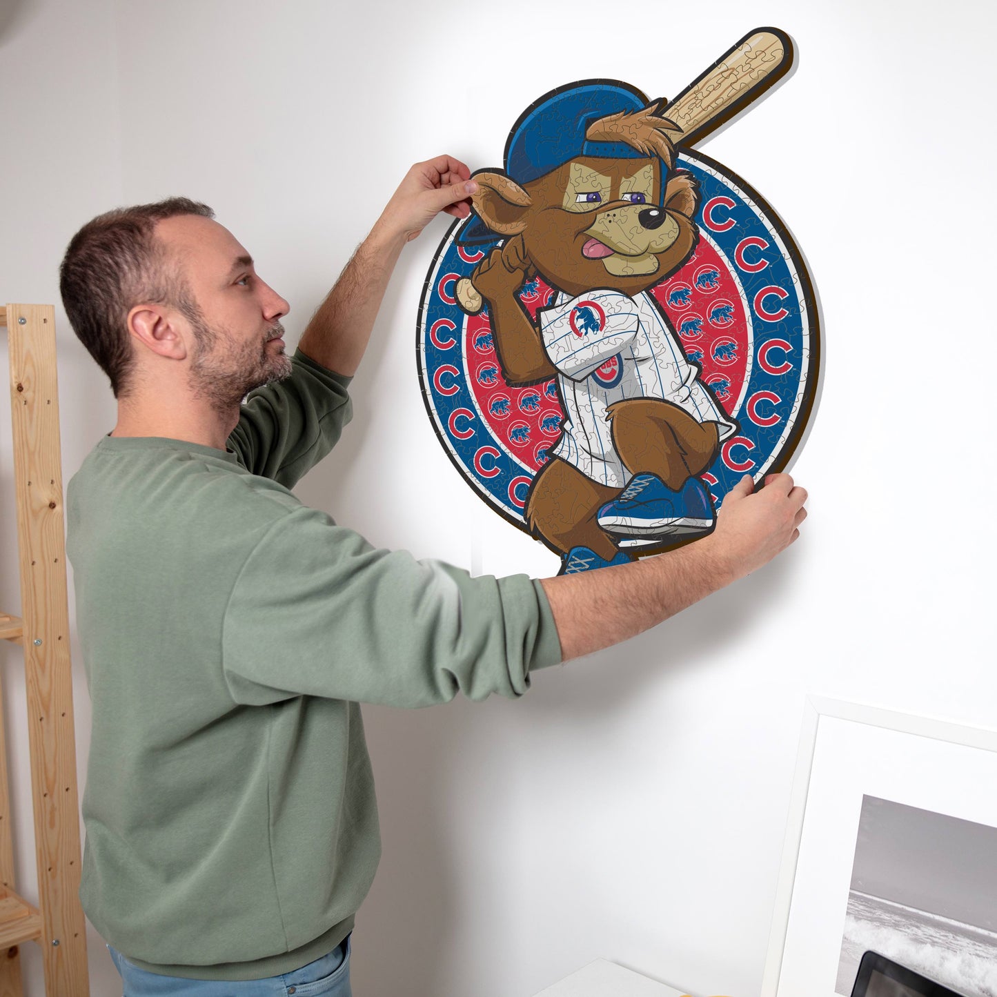 Chicago Cubs™ Mascot - Holzpuzzle