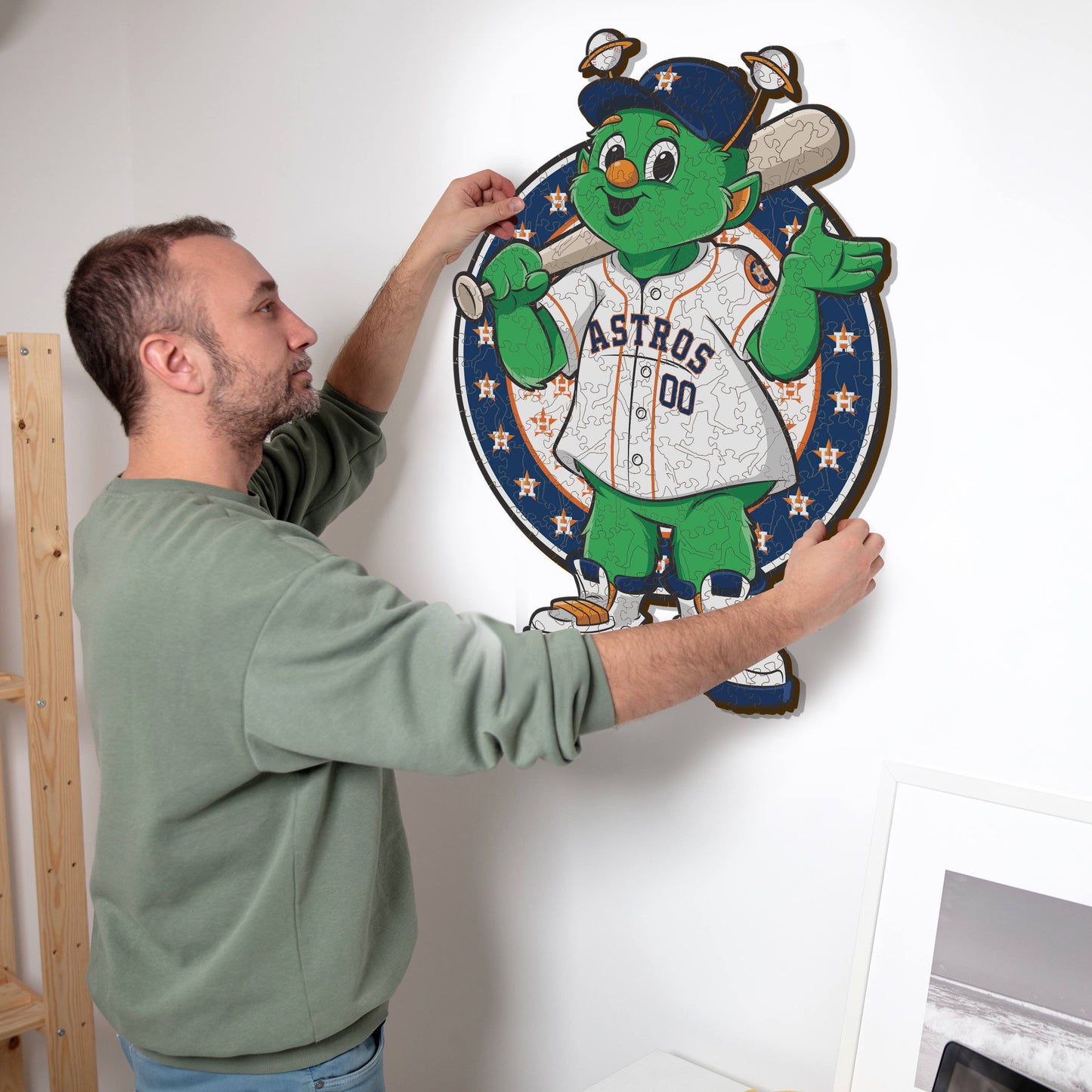 Houston Astros™ Mascot - Holzpuzzle