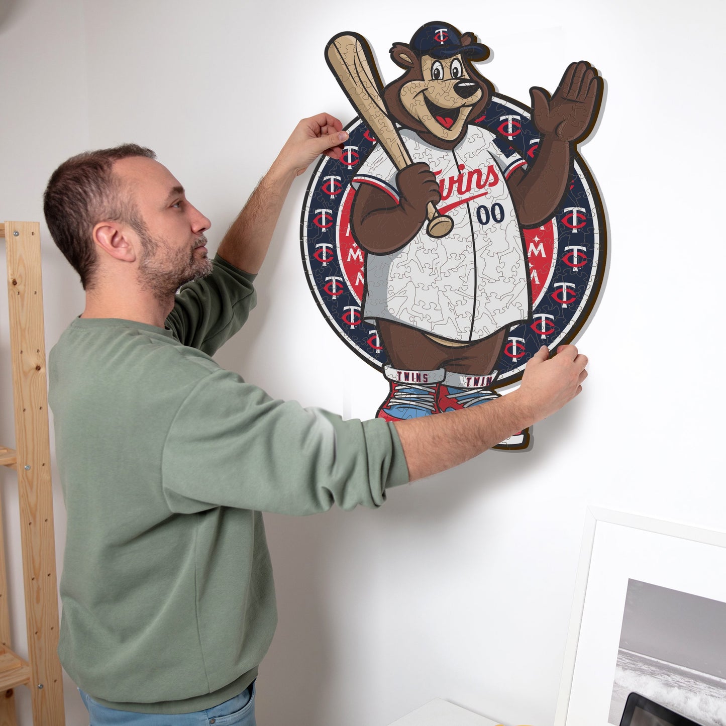 Minnesota Twins™ Mascot - Holzpuzzle
