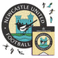 Newcastle United FC® Retro Logo - Holzpuzzle