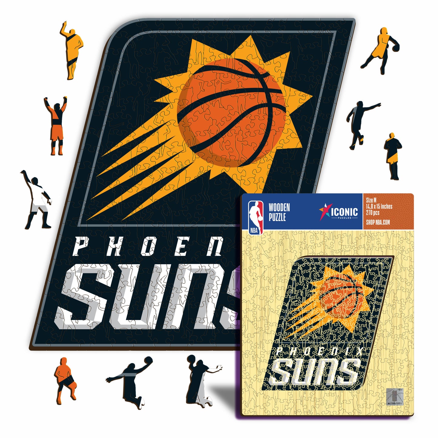Phoenix Suns™ Logo - Holzpuzzle