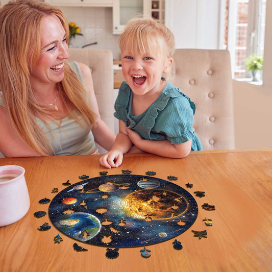 Solare Harmonie - Holzpuzzle