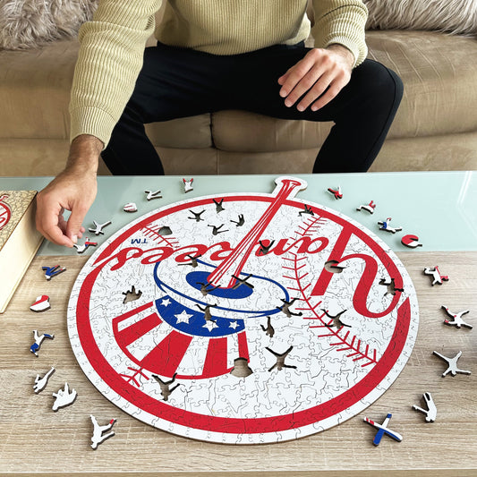 New York Yankees™ Logo - Holzpuzzle