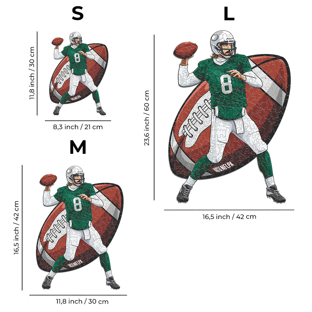 Aaron Rodgers - Holzpuzzle