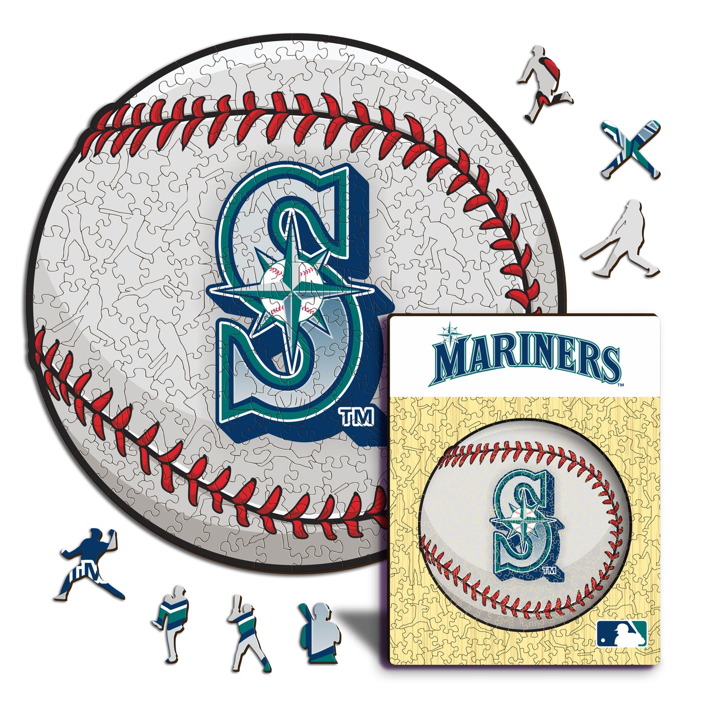 Seattle Mariners™ - Holzpuzzle