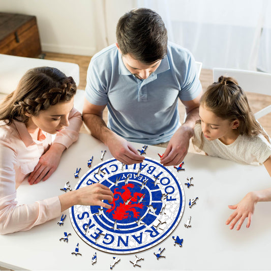 Glasgow Rangers FC® Logo - Holzpuzzle