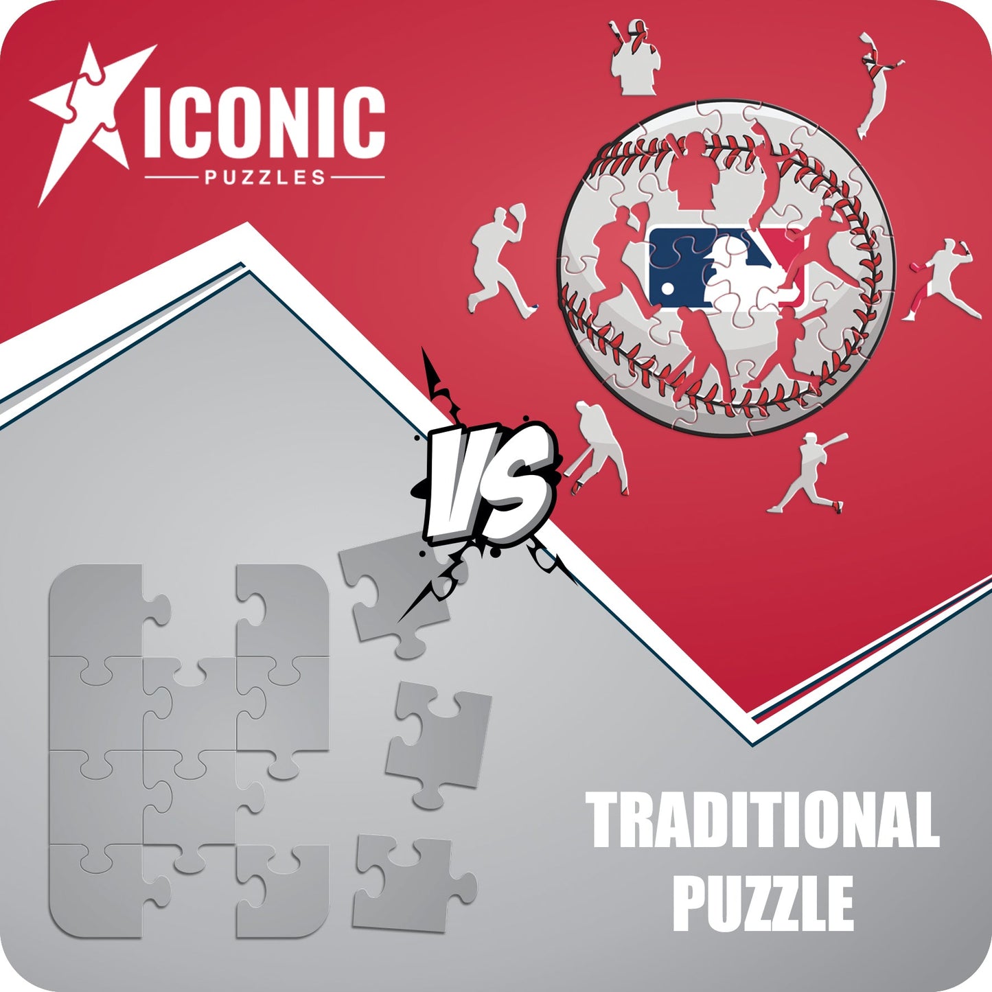 Cincinnati Reds™ Mascot - Holzpuzzle
