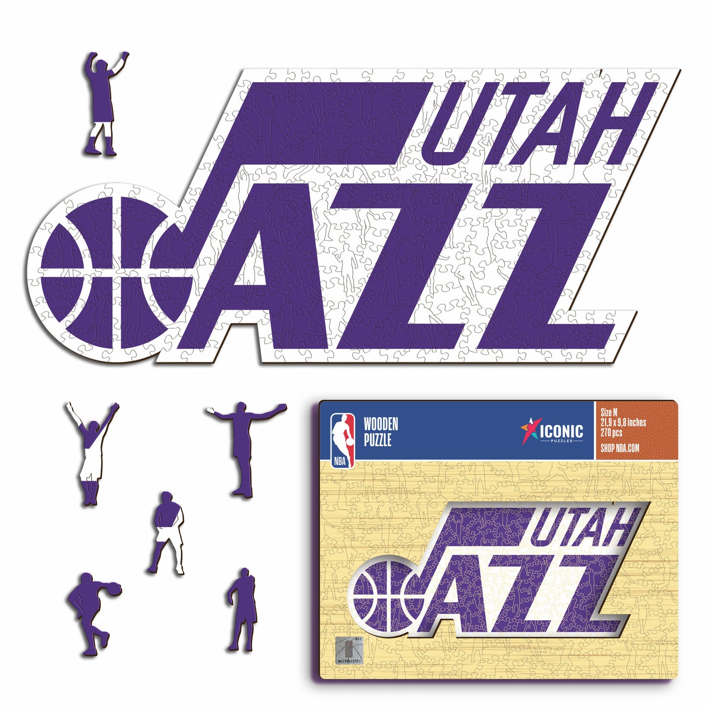 Utah Jazz™ - Holzpuzzle
