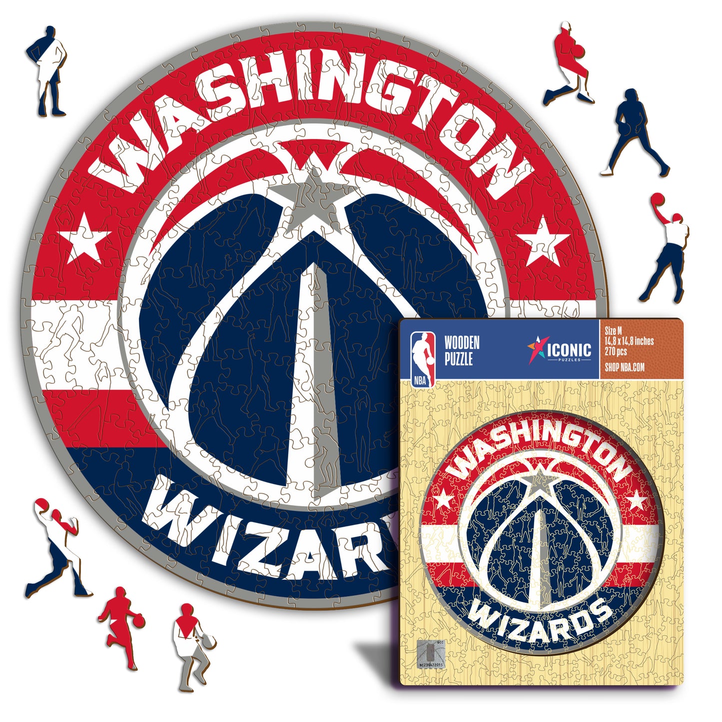 Washington Wizards™ Logo - Holzpuzzle