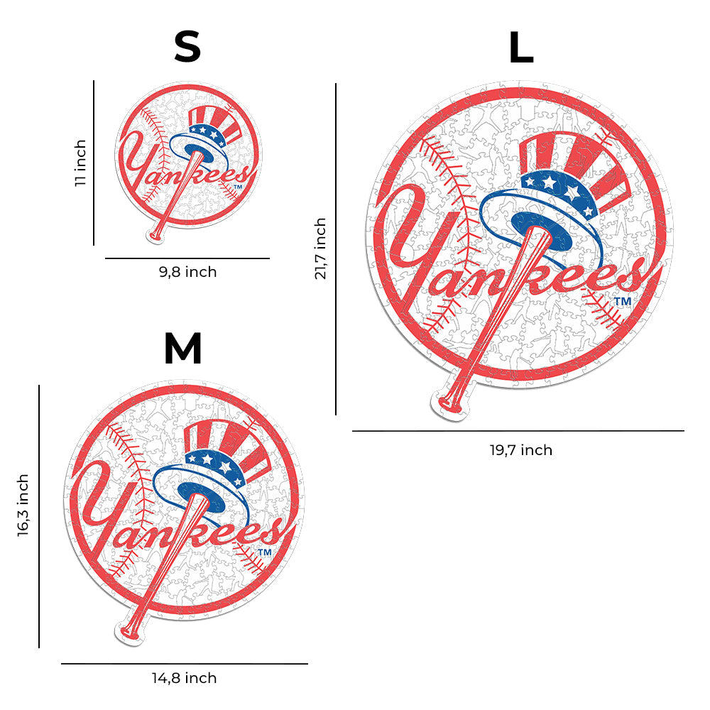 New York Yankees™ Logo - Holzpuzzle